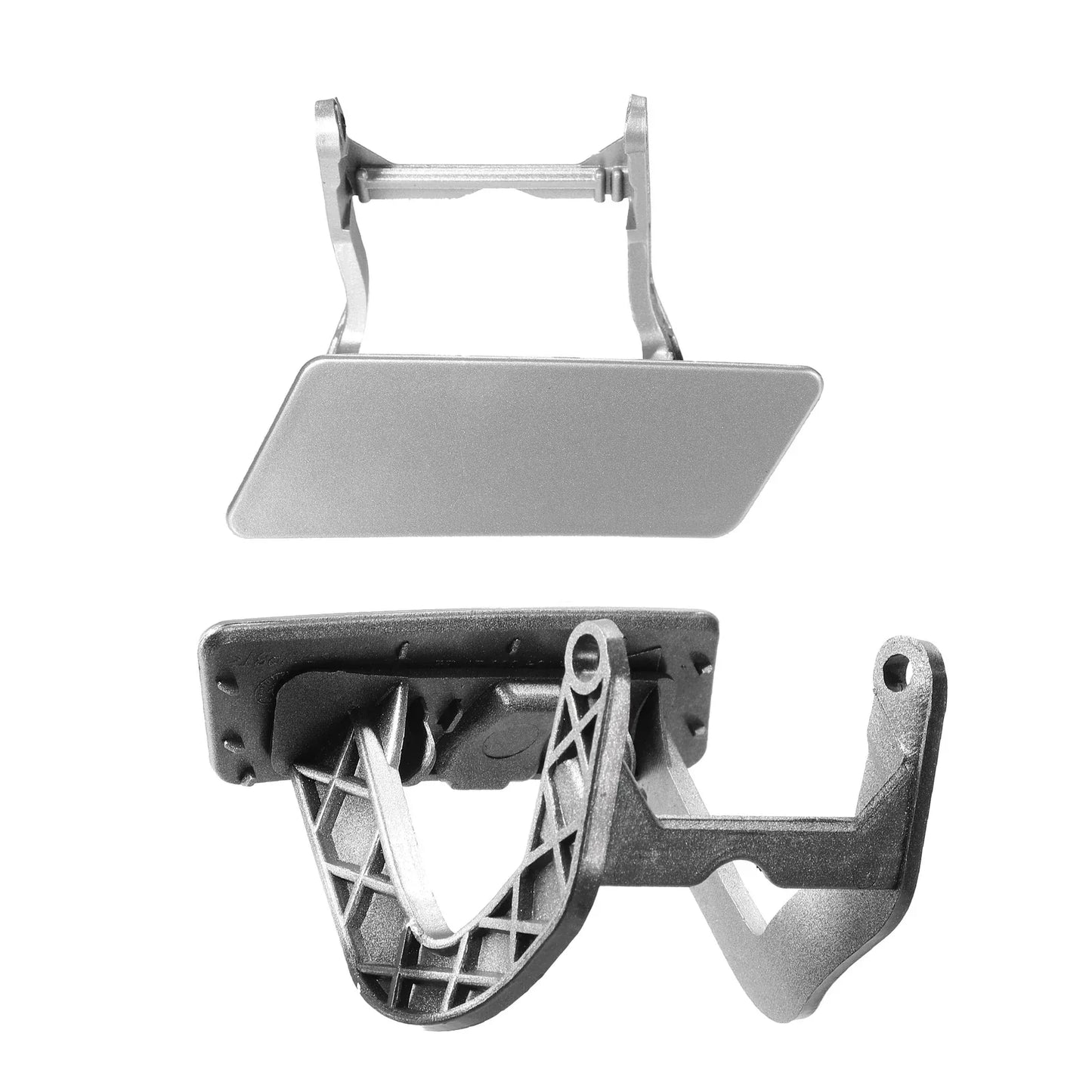 Bumper Headlight Washer Cover for MERCEDES (2015-2020) Silver Tone