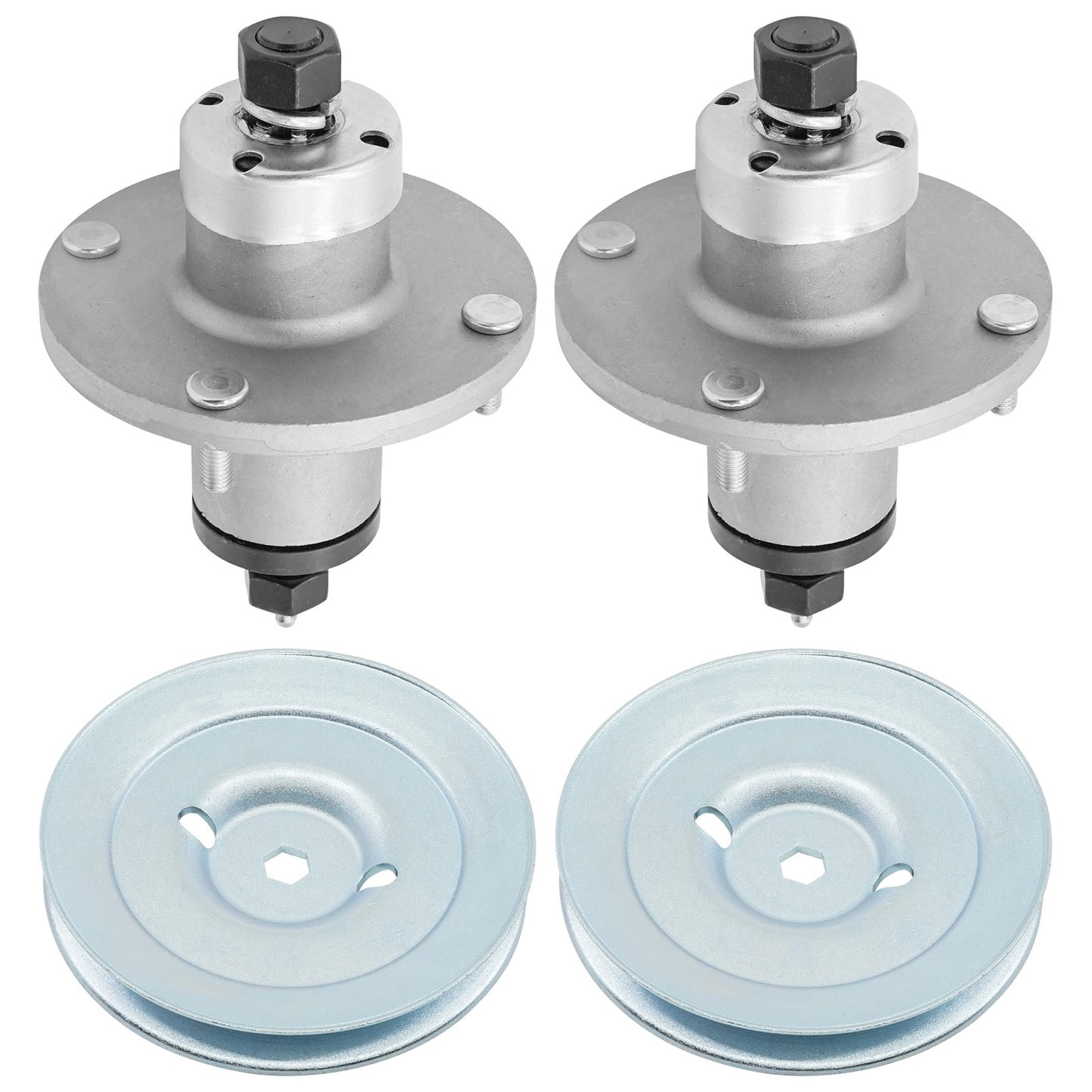 Deck Spindle Pulley Replacement for John Deere X300 X304 X324 X360 (2003–2005)