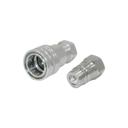 1/2" BSP Hydraulic Quick Release Coupling Pair for Tractor Loader