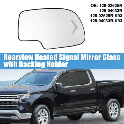 Heated Right Rearview Mirror Glass for Chevy Silverado Avalanche Suburban (2007-2014)