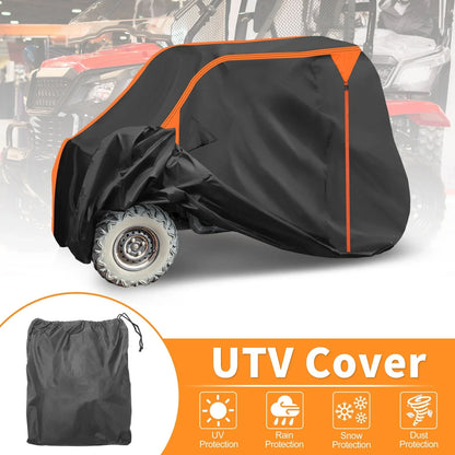 Waterproof UTV Cover for Honda Pioneer 700 (2014-2023) - Black 210D PU