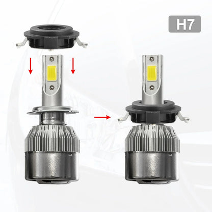 H7 LED Headlight Adapter Bases for Mercedes-Benz C Series (2010-2016)