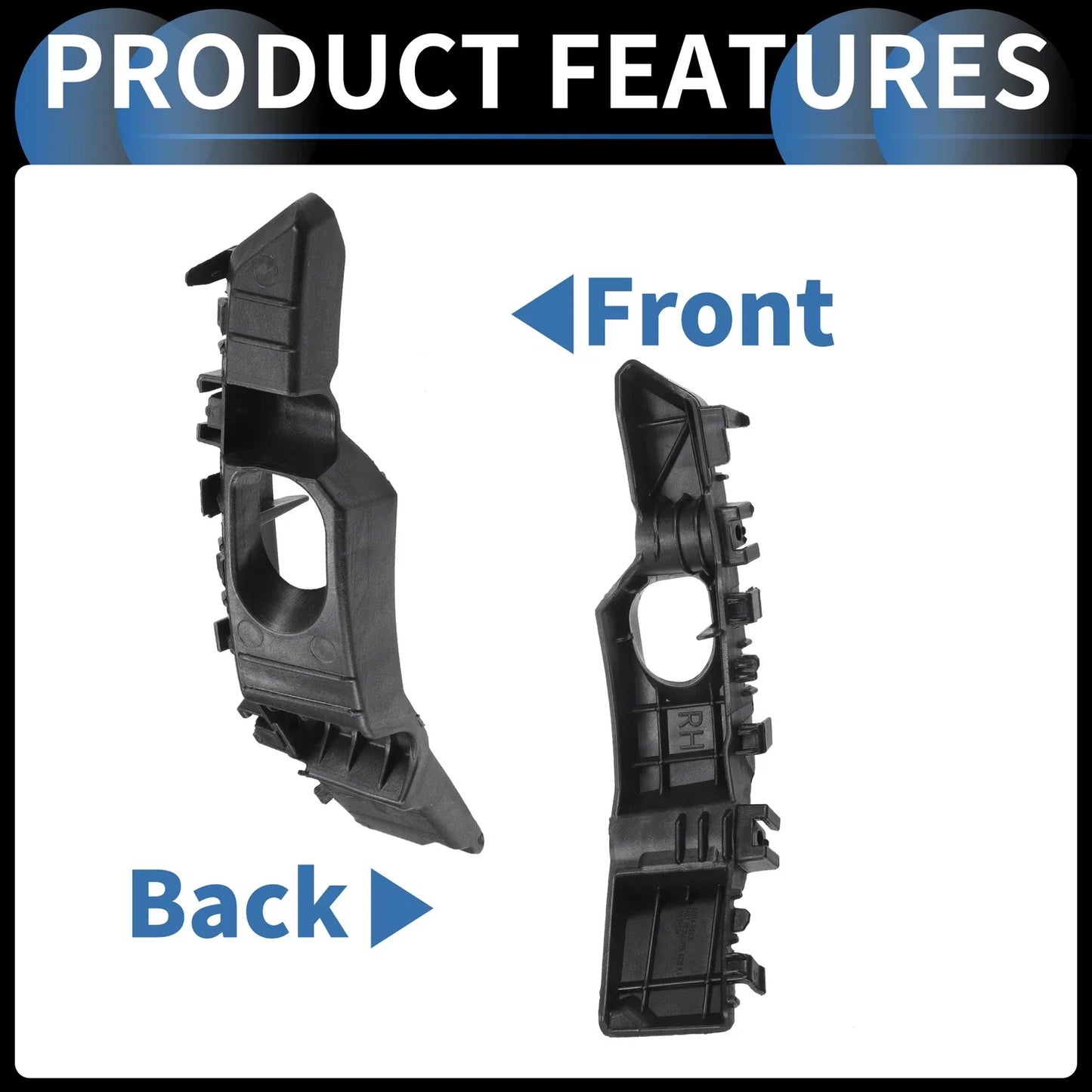Right Front Bumper Retainer Bracket for Hyundai Tucson (2022-2023)