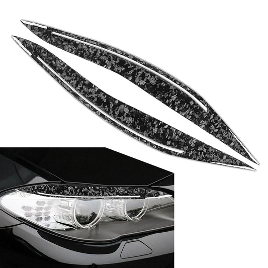 Front Headlight Eyebrow Eyelid Covers for BMW 5 Series F10 (2010-2013)