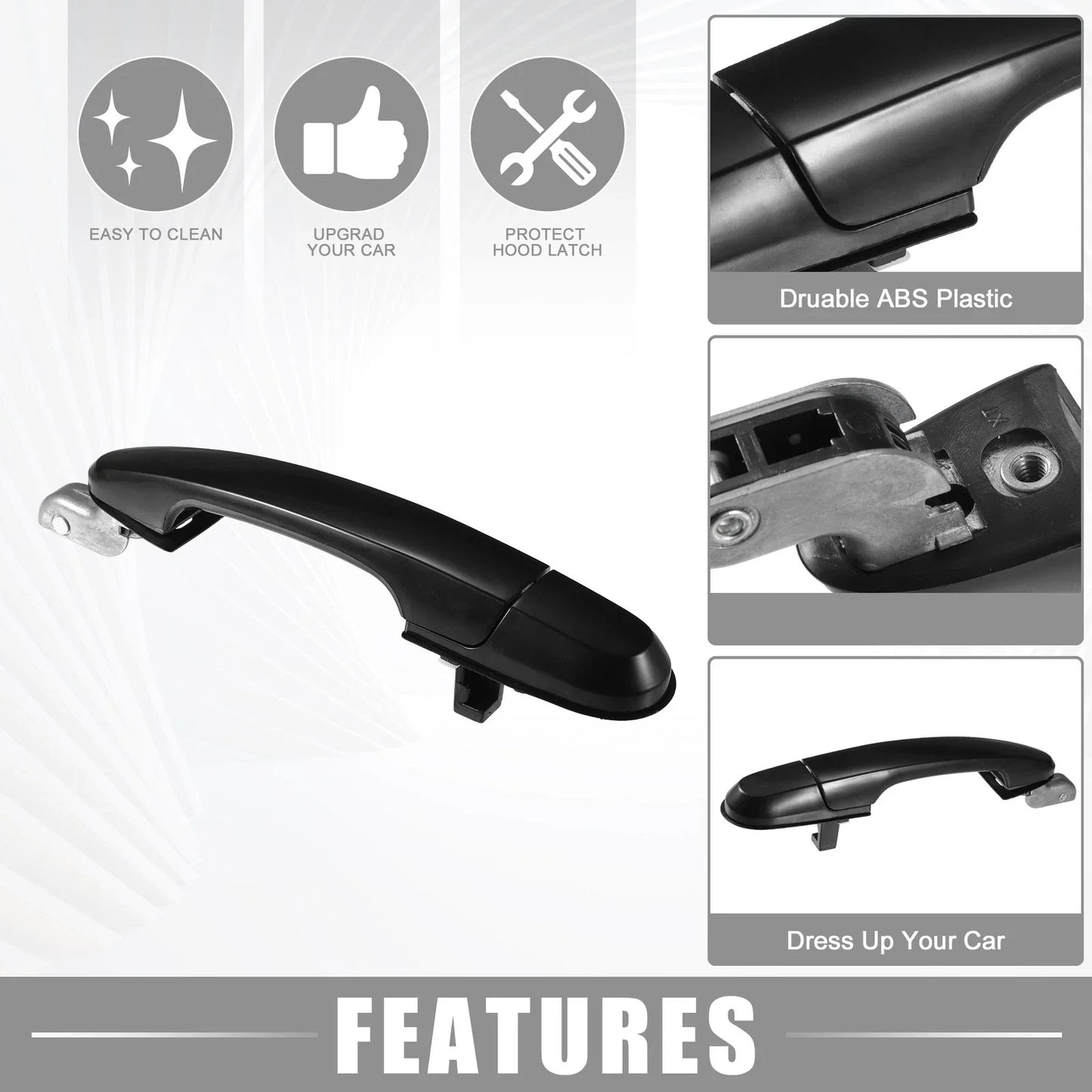 Rear Right Exterior Door Handle for Hyundai Tucson GL GLS LX 2005-2010