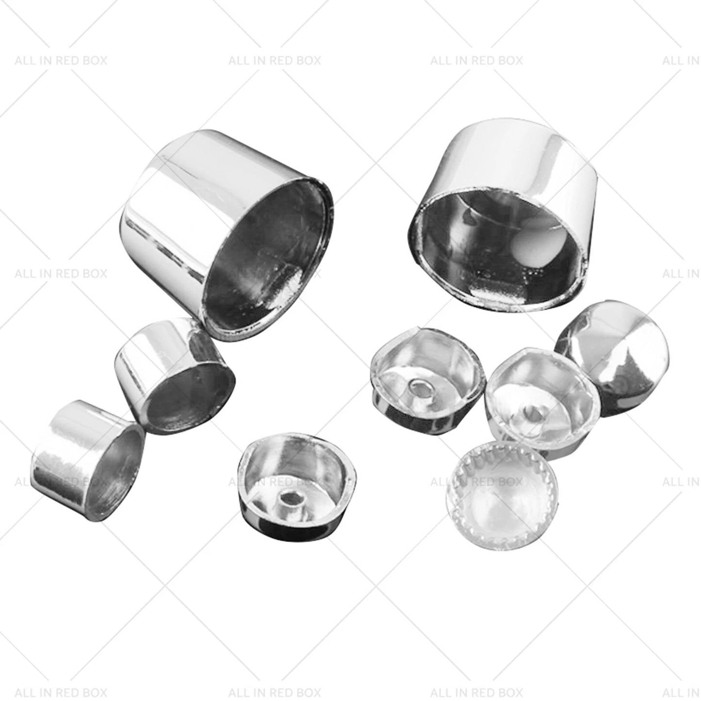 Chrome Bolt Topper Cover Caps for Harley Twin Cam Softail (2007-2013)