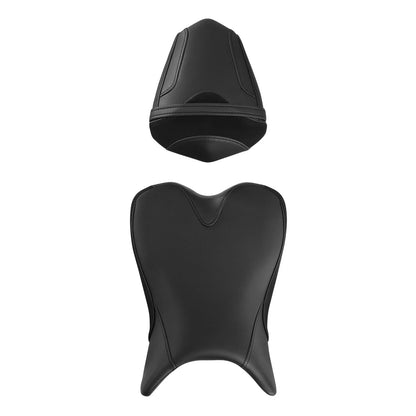 Black Driver & Passenger Seats for Yamaha YZF R1 (2009-2014)
