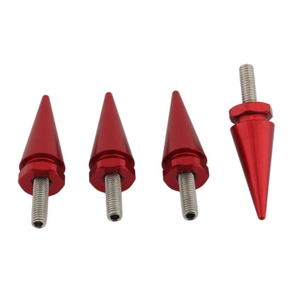 4 x 5mm Windscreen Screw Bolts Red Spike for Harley Touring Road Glide (1998-2025)