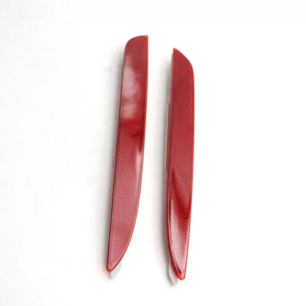 Left & Right Red Rear Bumper Reflectors for Mazda 3 (2008-2012)