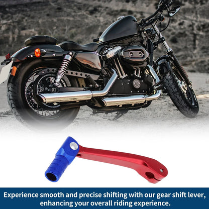 Folding Motorcycle Gear Shifter Lever for Honda CRF150F (2003-2017) Red/Blue