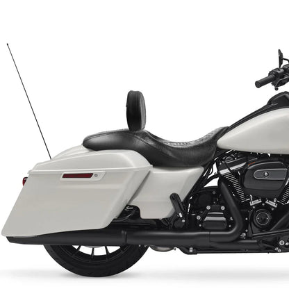 Black Driver Passenger Seat & Backrest for Harley Electra Glide (2009-2023)