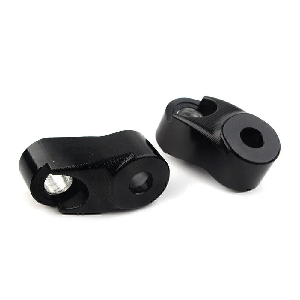 Black Short Front Turn Signal Mounts 39mm 49mm for Harley Sportster FXR