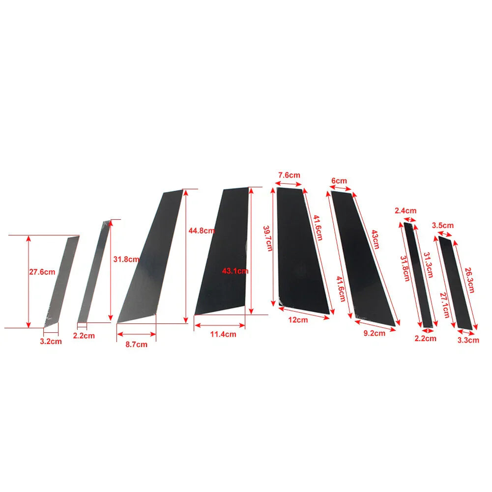 C Pillar Post Trims for BMW X4 2019-2021