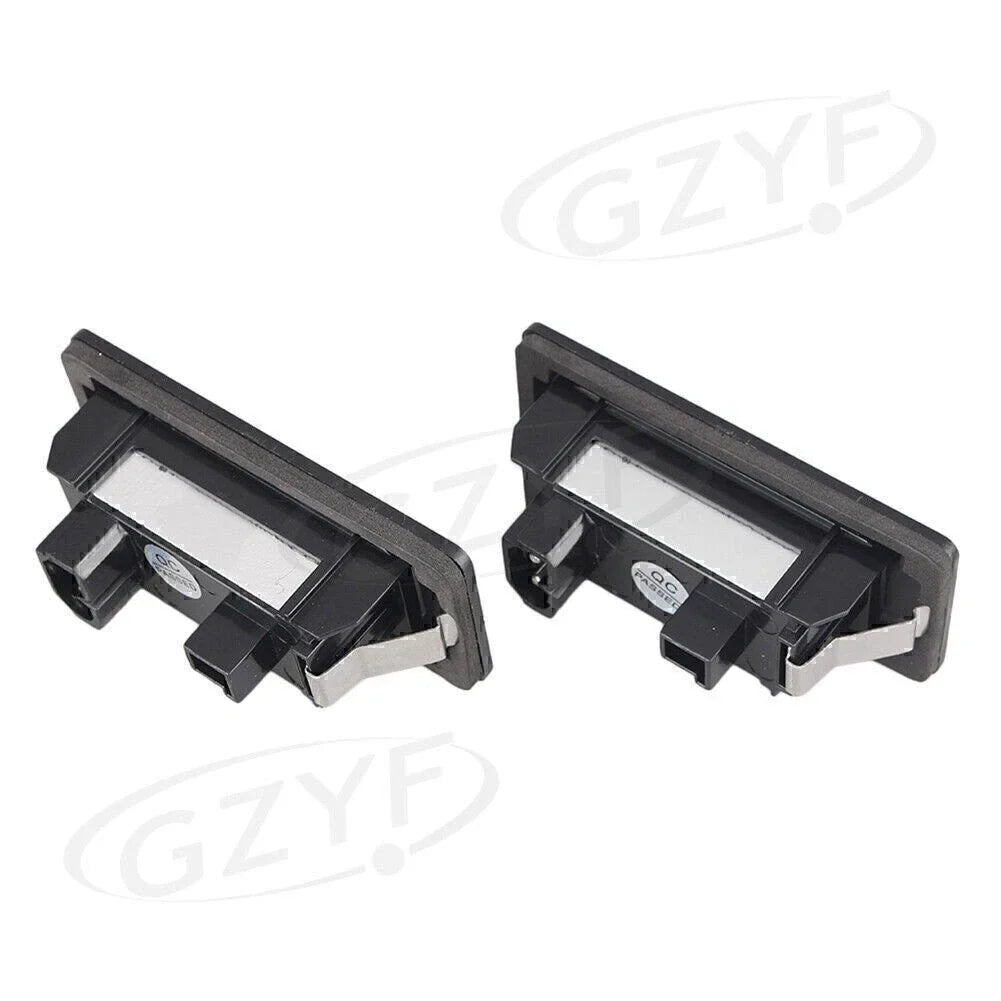 LED License Plate Lights Clear Lens for BMW E82 E90 F10 F25 (2007-2017)