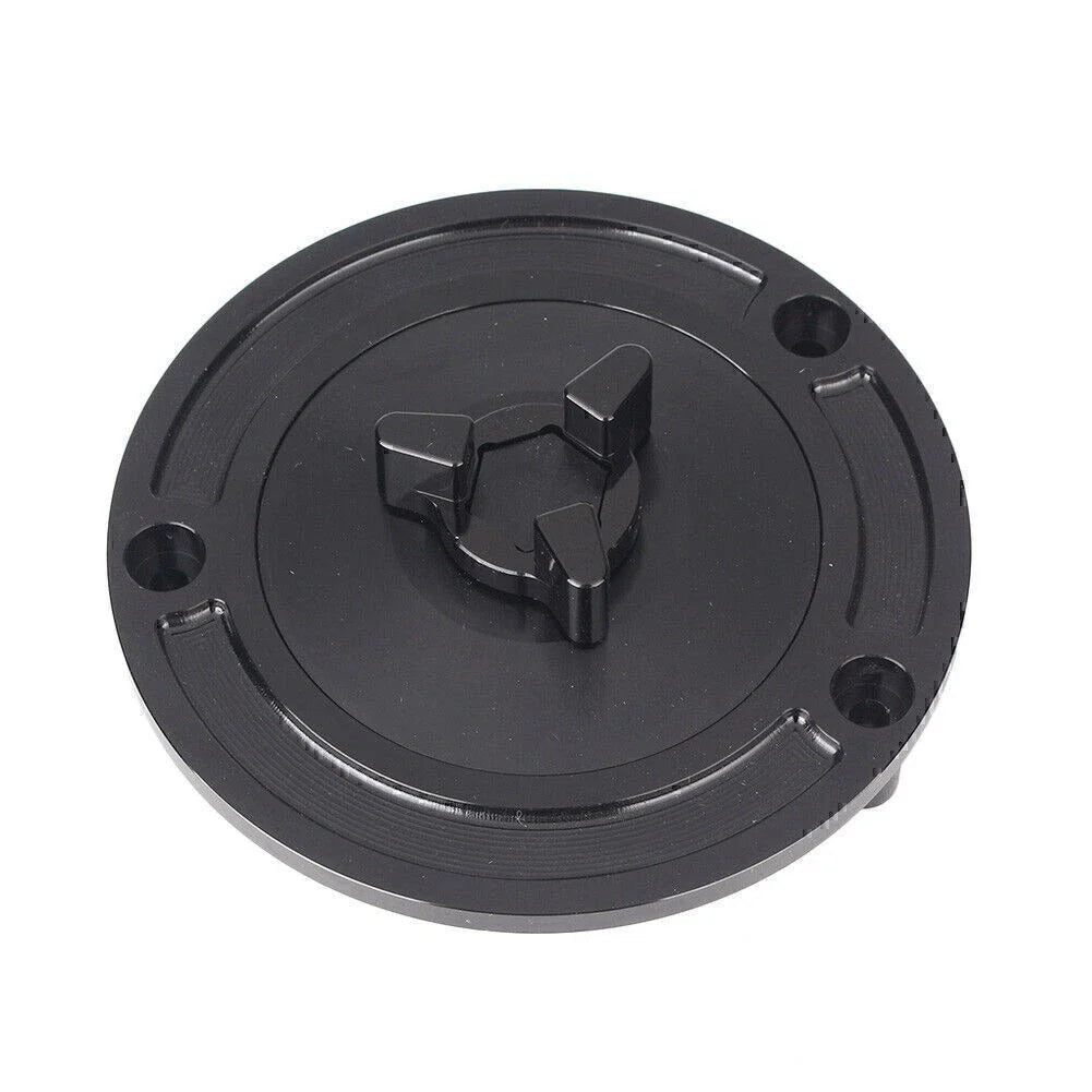 Black CNC Fuel Tank Cover Gas Cap for Kawasaki Ninja 250R 1988-2007