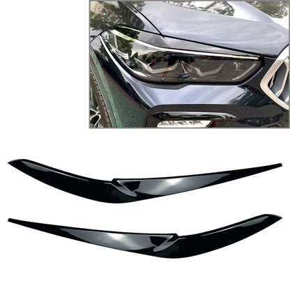 Front Fog Light Eyebrow Cover Trim for BMW X5 X6 (2018-2022)