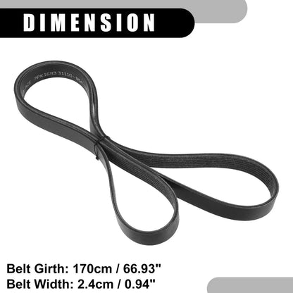 V-Ribbed Serpentine Belt for Honda CR-V 5 Doors (2012-2014)