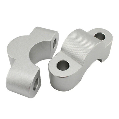 Silver Handlebar Risers Lift Clamp Adapters for BMW S1000XR (2020-2023)
