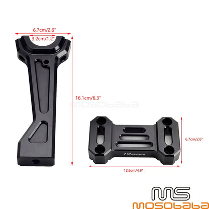 Tall Handlebar Risers w/Top Clamp Cover for Harley Pan America 1250 (2021-2023)