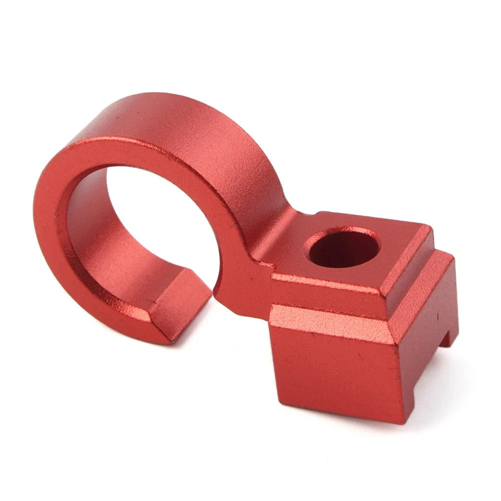 CNC Billet Front Brake Hose Line Clamp for Suzuki DRZ400SM (2005-2022) RED