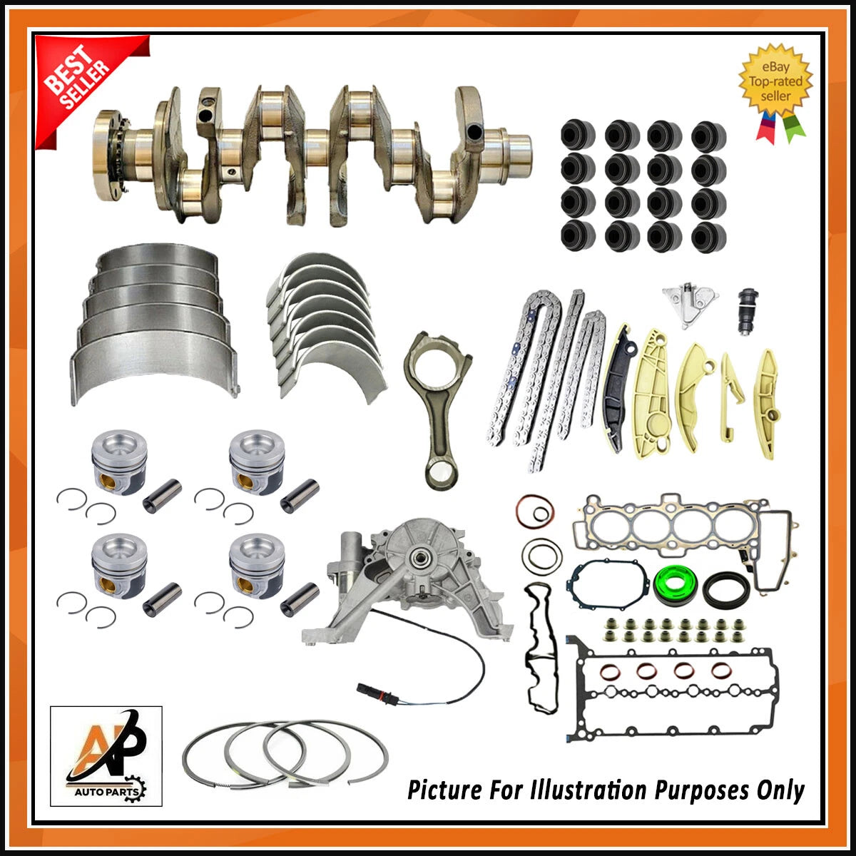 Engine Rebuild Kit for Toyota Land Cruiser (2000–2007)