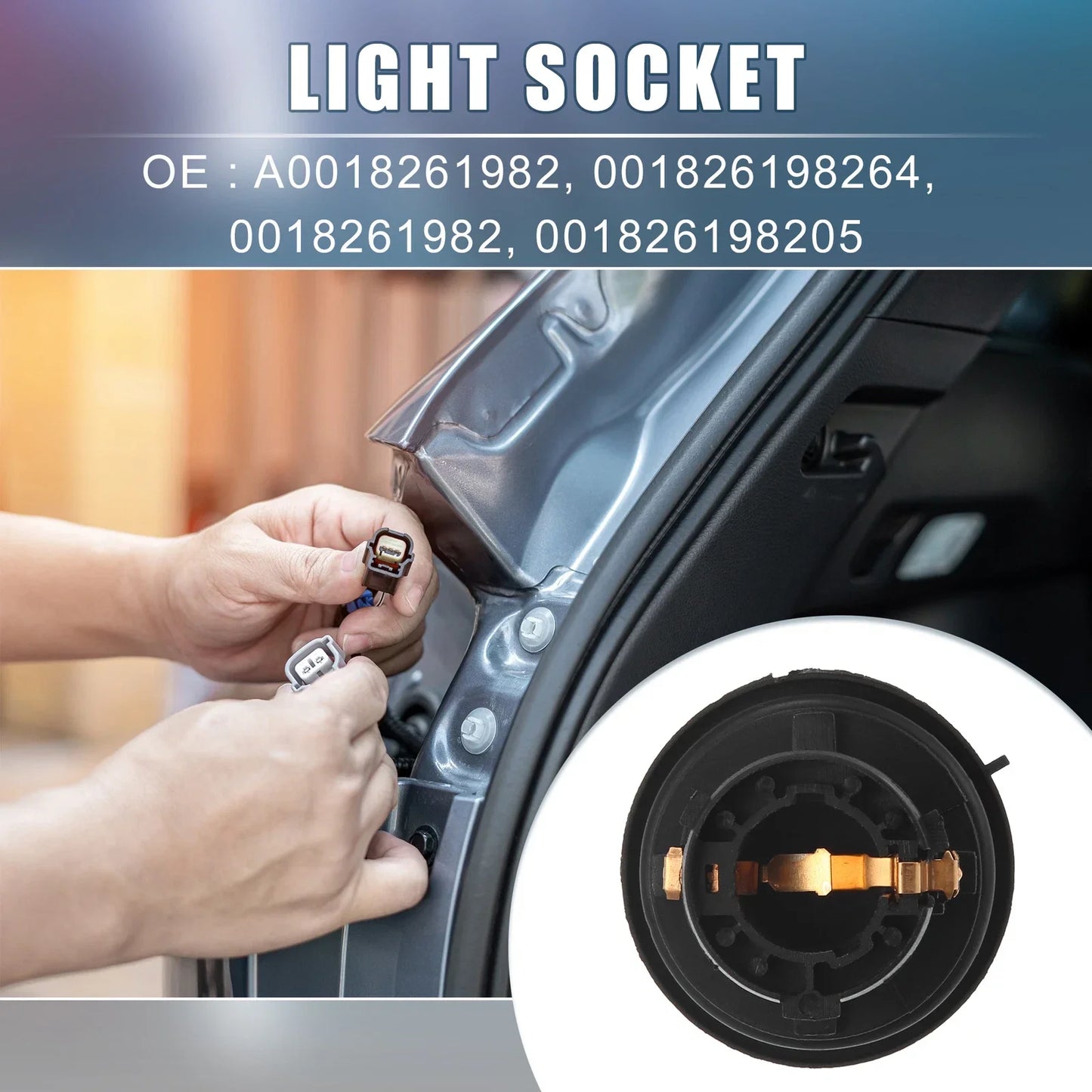Turn Signal Light Bulb Socket Holder for Mercedes-Benz ML320 (2000-2005)