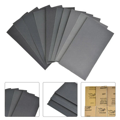 Wet/Dry Sandpaper 400/600/800/1000/1200/1500/2000/2500/3000 Grit Tools Supplies