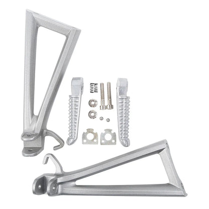 Driver & Passenger Footpegs Footrests Bracket for Yamaha YZF R6 (2006-2016)