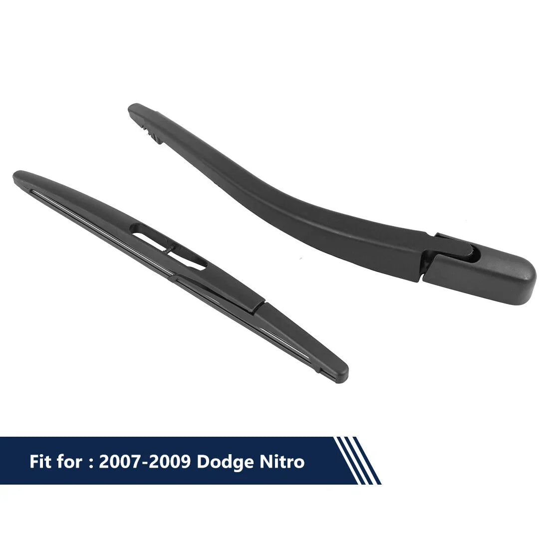 Rear Windshield Wiper Blade Arm Set 10 Inch for Dodge Nitro (2007-2009)