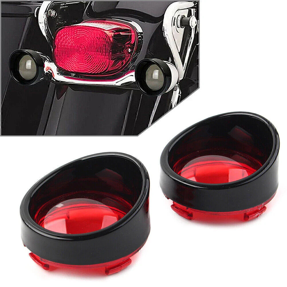 ABS Turn Signal Light Lens Covers for Harley Softail