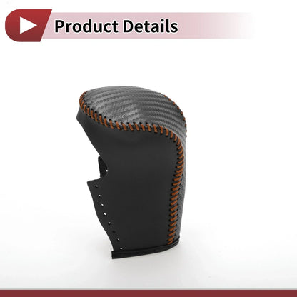 Gear Shift Knob Cover for Honda Accord 2008-2012 Black Carbon Fiber