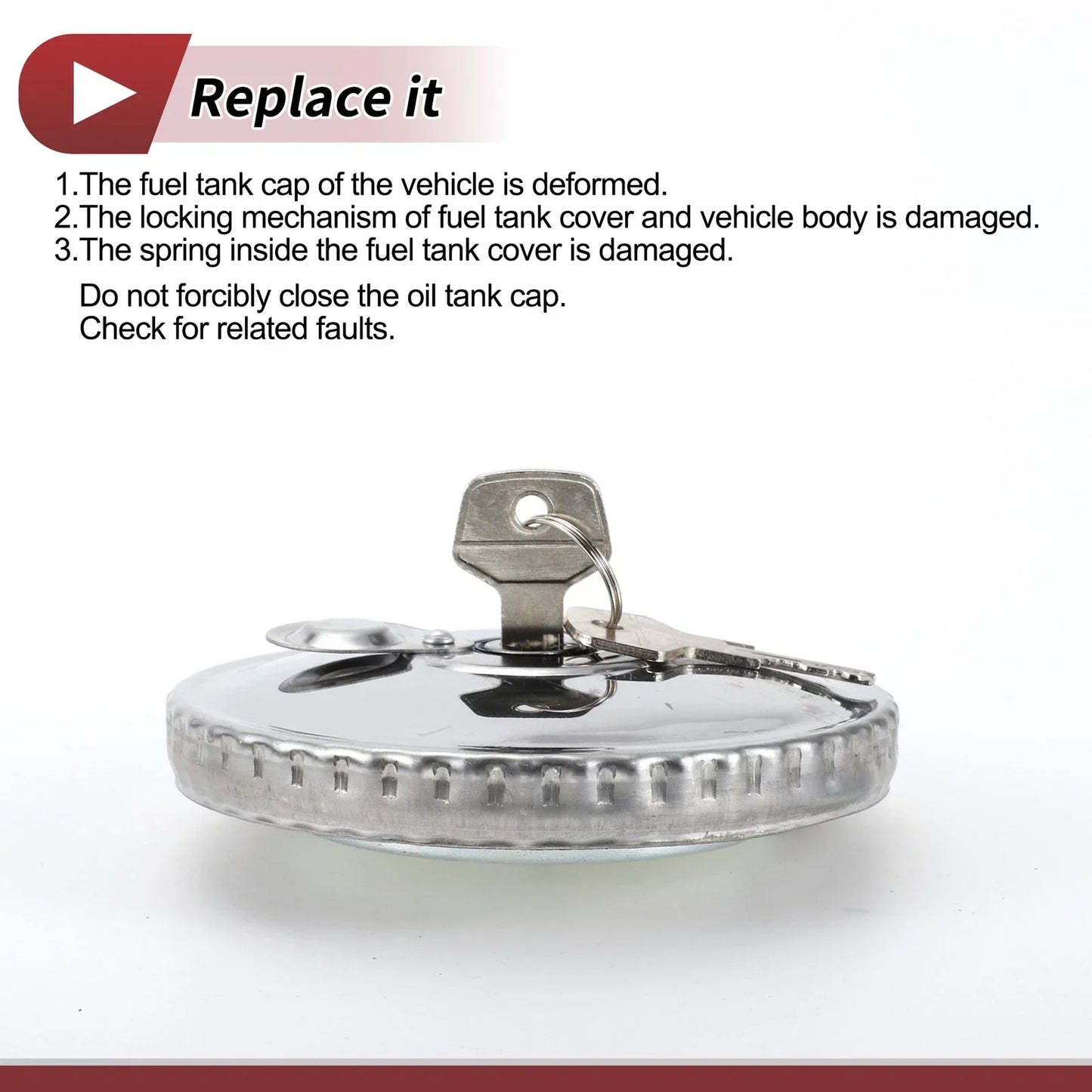 Locking Gas Cap with 2 Keys for Mercedes-Benz (No. 3024710130)