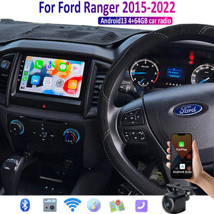 9'' Apple Carplay Android Auto Head Unit for Ford Ranger (2015-2022)
