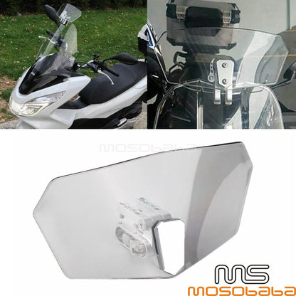 Universal Adjustable Windshield Spoiler for Honda, BMW, Yamaha, Kawasaki