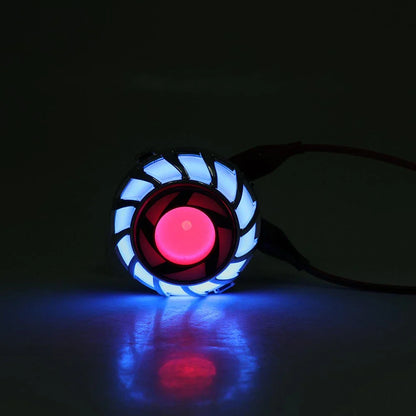 LED Headlight Tail Brake Lights for Motorcycle - Blue & Red