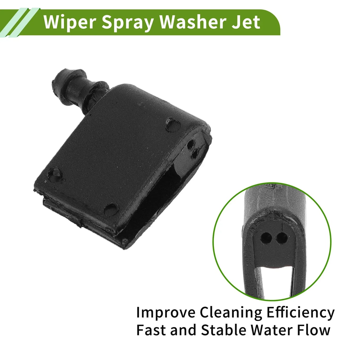 Washer Nozzle with Hose Connector for Mercedes-Benz (No.2E1955985)