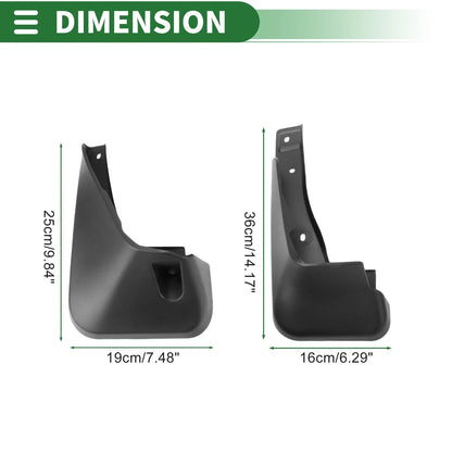 Mud Flaps Splash Guards for Lexus NX300 (2015-2021)