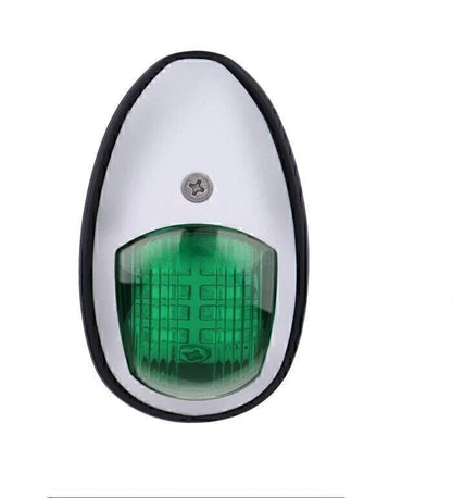 1x Waterproof 12V LED Green Navigation Light for Marine Boat Yacht