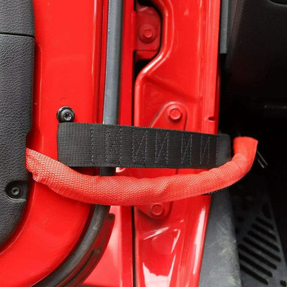 Door Limiting Check Strap Nylon Black Heavy