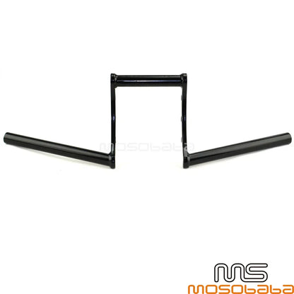 1" Black Handlebar Drag Z Bar for Harley Dyna Softail Sportster
