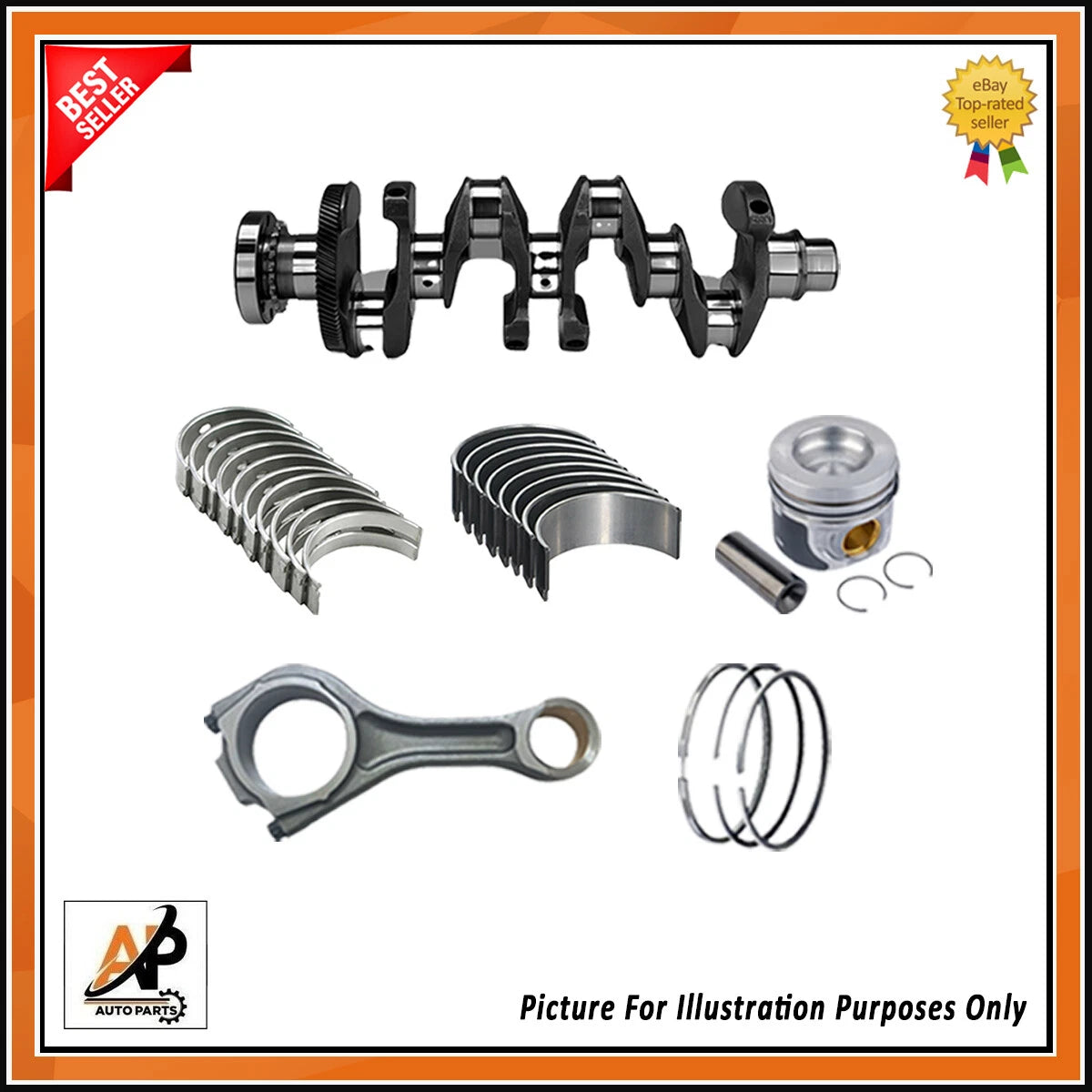 Crankshaft Rebuild Kit for Land Rover Range Rover 204D TD (2015–2016)