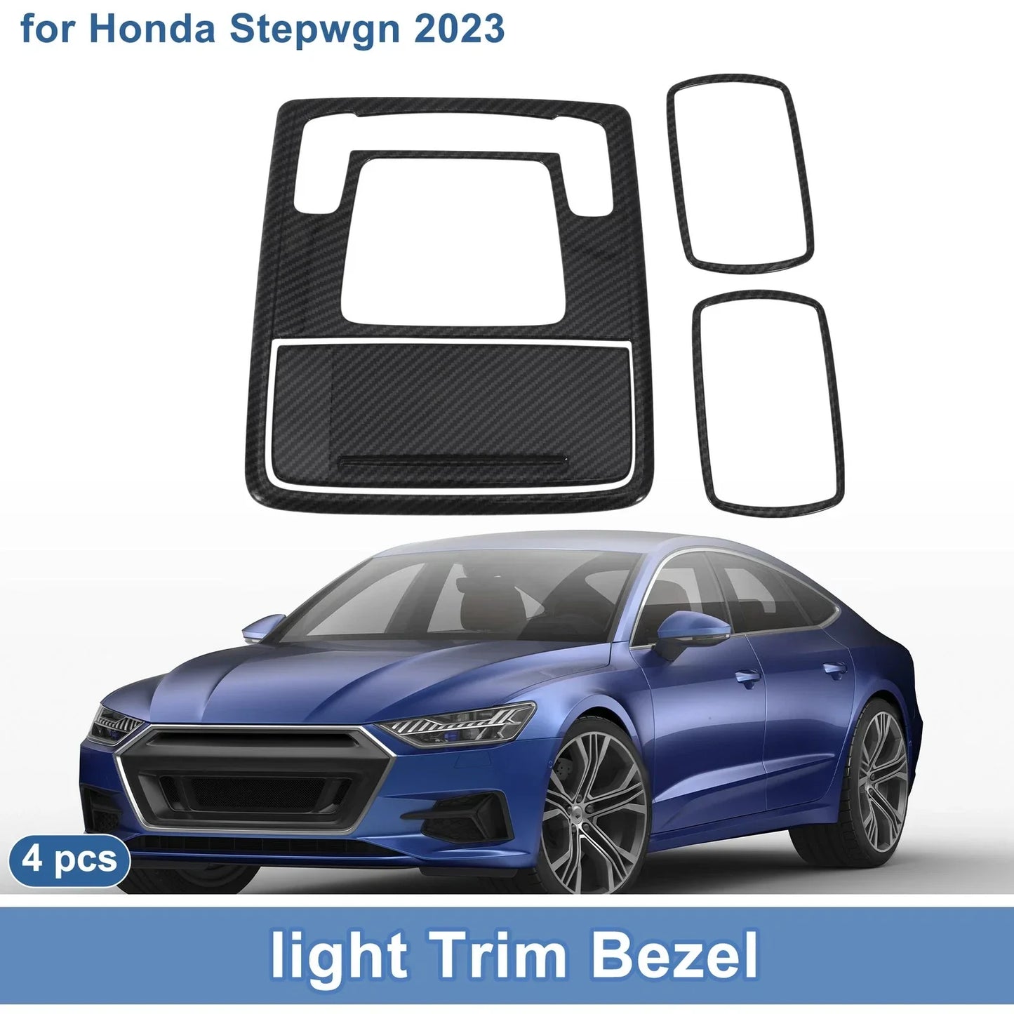 Light Trim Bezel for Honda Stepwgn 2023 Front Row & Rear Row Lamp Covers