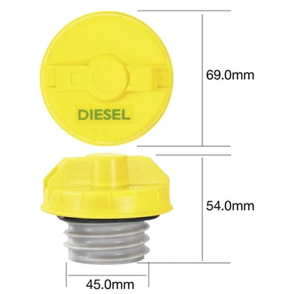 Plastic Diesel Fuel Cap for Nissan Navara D22 4cyl QD32E 3.2L 1997~2001