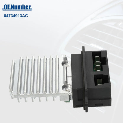 HVAC Blower Motor Resistor for Chrysler 300 (1999-2004) Black Silver Tone