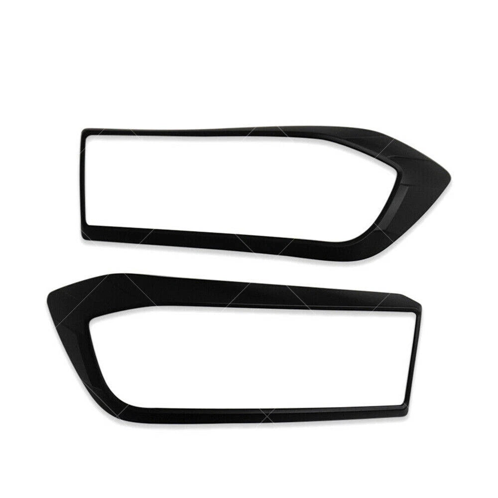 Black Headlight & Tail Light Trim Covers for LDV T60 (2017-2021)
