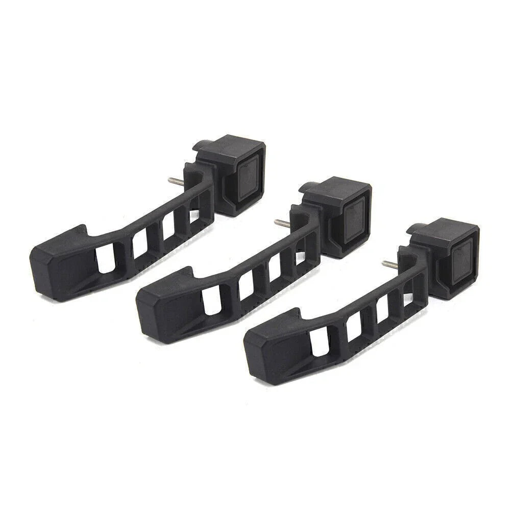 3 x Exterior Outer Door Handles for Jeep Wrangler JK JKU (2007-2017) Black