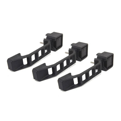 3 x Exterior Outer Door Handles for Jeep Wrangler JK JKU (2007-2017) Black