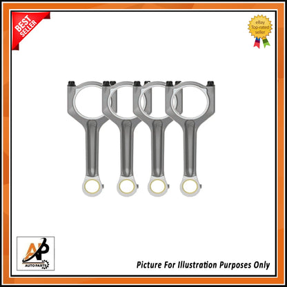 Connecting Rod Set of 4 Replacement for BMW 1 3 5 X1 X3 X5 (2008–2016)