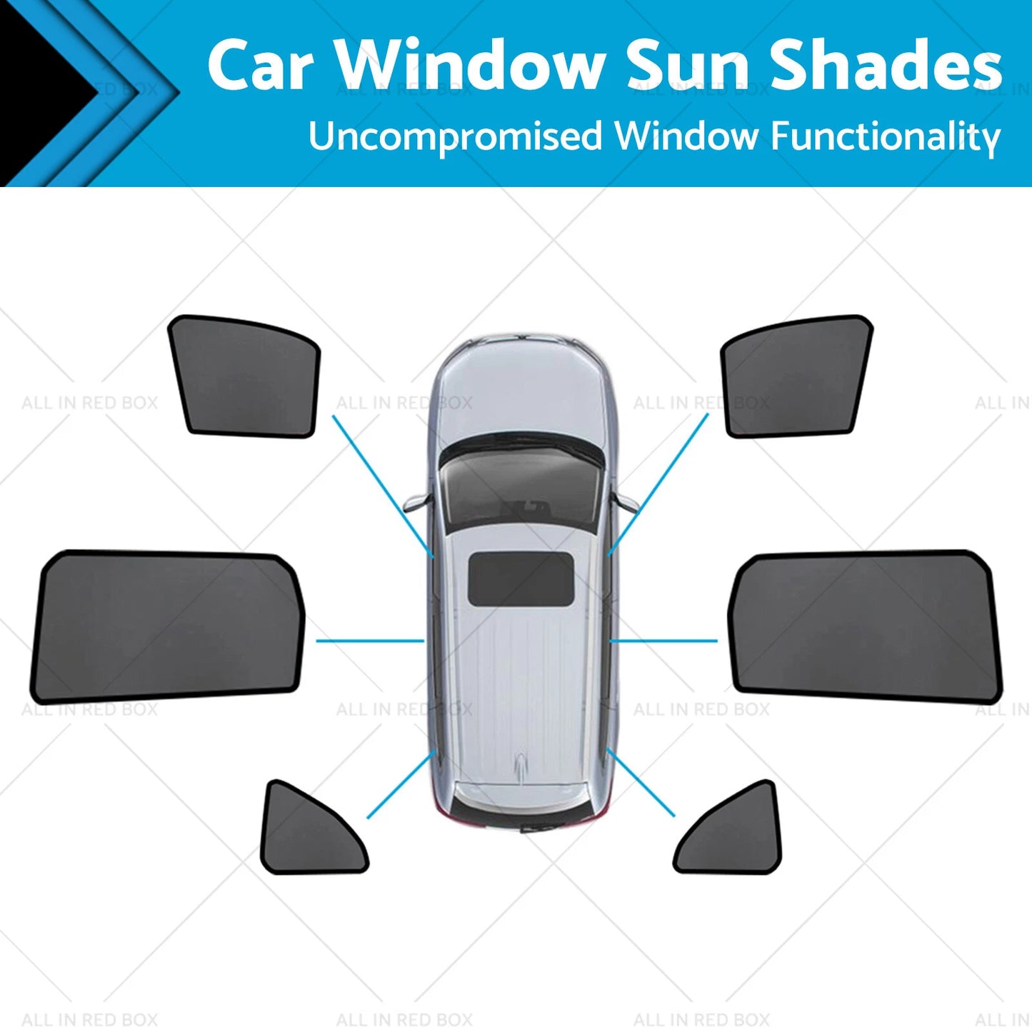 Magnetic Mesh Sun Blind Shades for Honda CR-V (2017-2023)