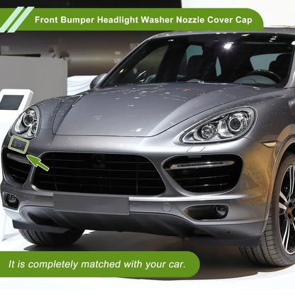 Washer Nozzle Cover Cap for Porsche Cayenne 2011-2014 (2 x Brown)
